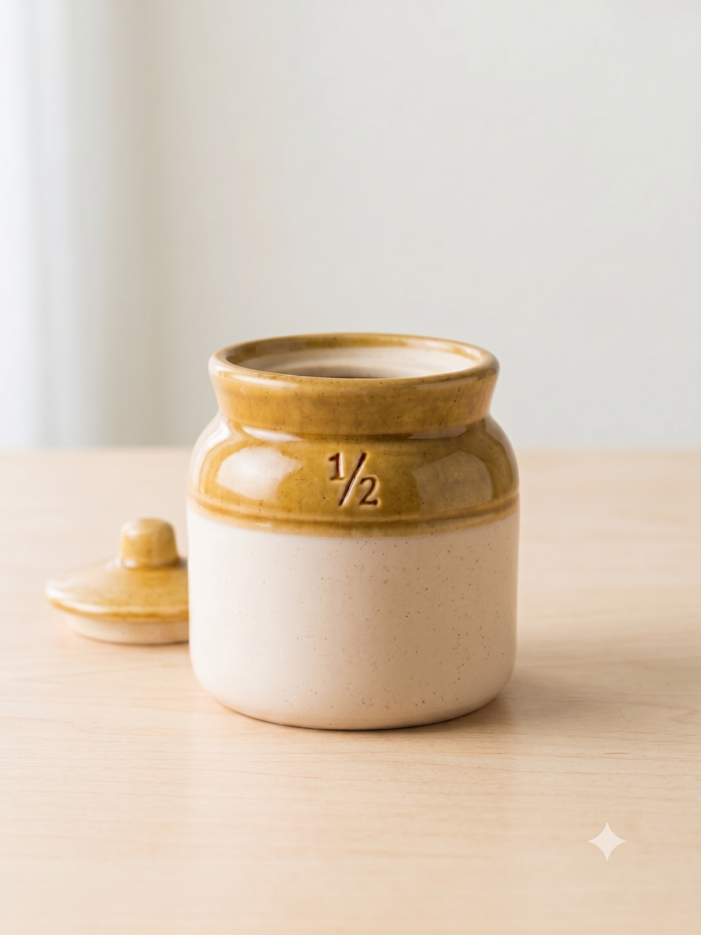 Barniwala 250 ML Ceramic Cylindrical Storage Jar with Lid | Premium Kitchen Container for Pickle, Achar, Spices, Sugar, Tea, Coffee, Dry Fruits & Snacks | Stylish Pantry Organizer & Food Storage Canister
