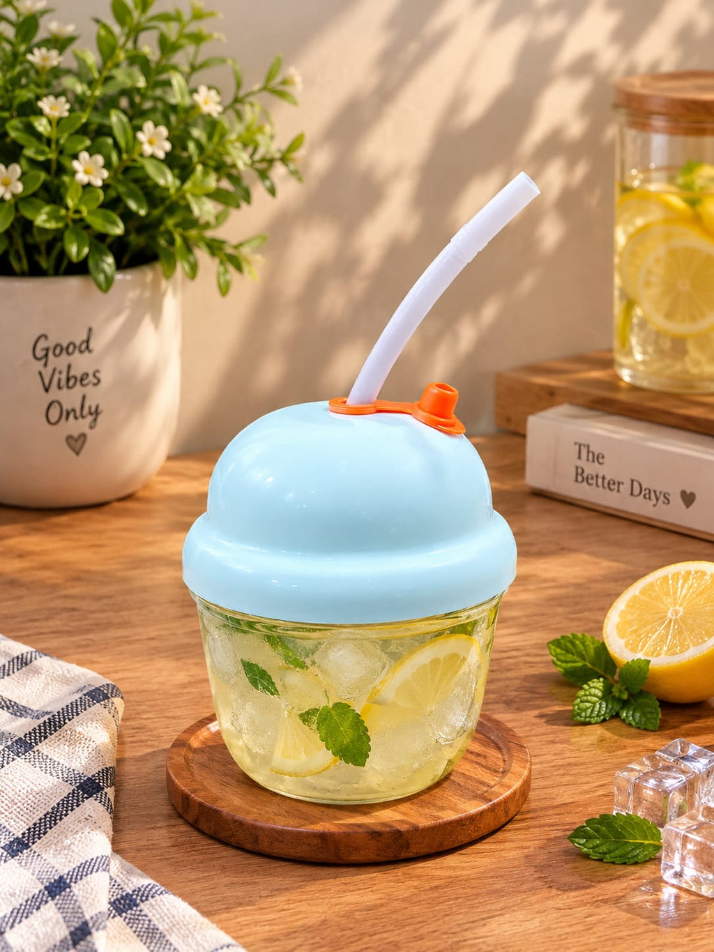 Barniwala 1 Pc Mini Glass Tumbler | Small Drinking Glass for Juice, Water, Milk & Beverages | Compact Clear Glass Cup for Kitchen, Dining Table & Home Use