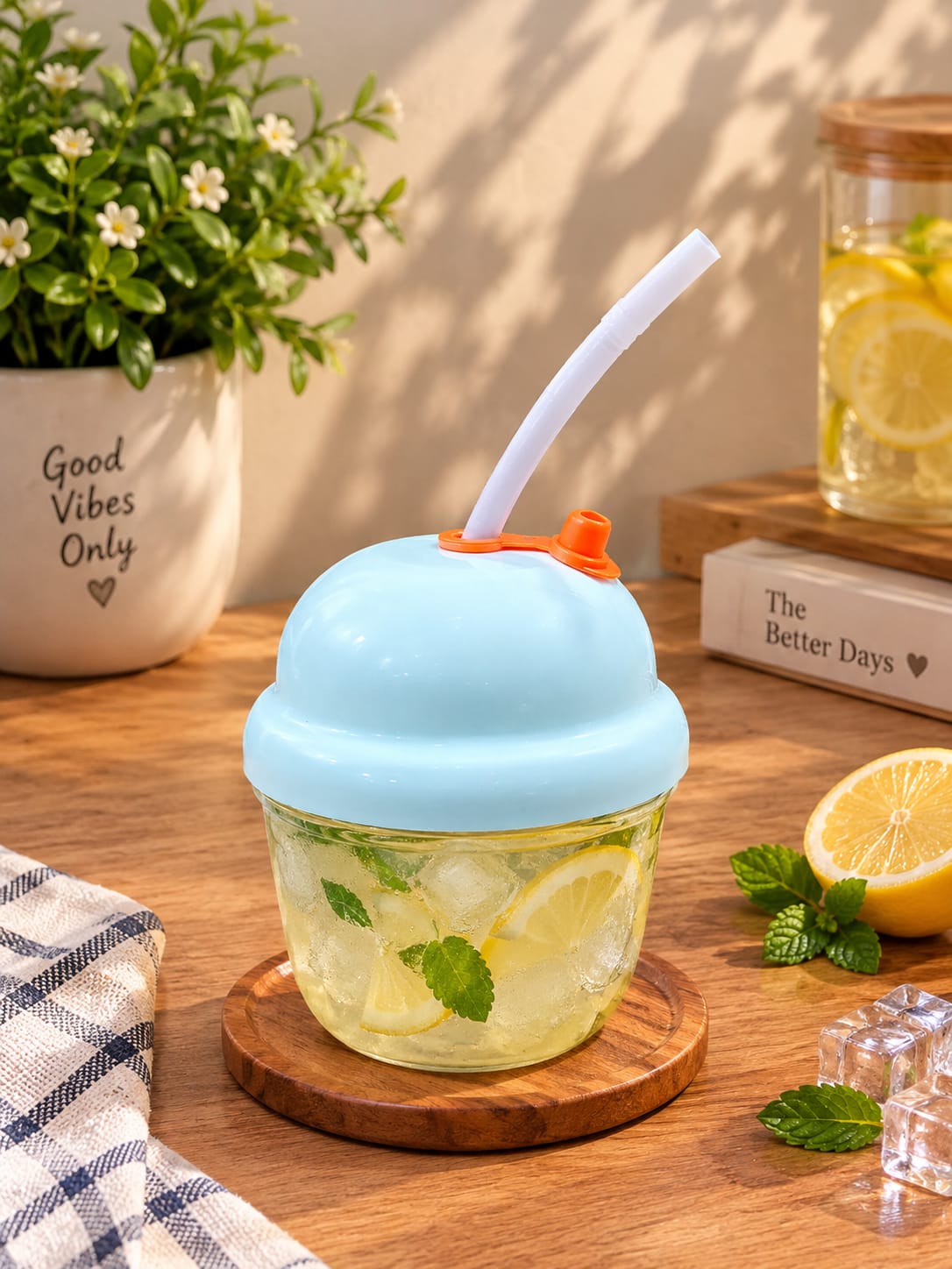 Barniwala 1 Pc Mini Glass Tumbler | Small Drinking Glass for Juice, Water, Milk & Beverages | Compact Clear Glass Cup for Kitchen, Dining Table & Home Use
