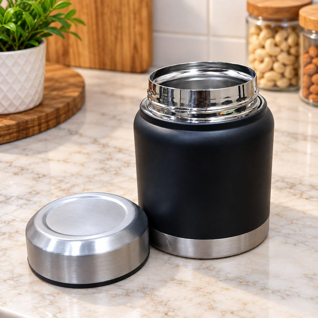 Giriraj TempLock Multipurpose Jar 400 ML, 1 Piece | Insulated Food Storage Container with Stainless Steel Inner | Airtight Jar for Snacks, Dry Fruits, Spices, Food & Kitchen Storage
