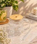 Barniwala 1 Pc Grape Shape Glass Mug | Stylish Transparent Drinking Cup | Unique Grape Design Glass Mug for Coffee, Tea, Juice, Milk, Cold Drinks & Beverages | Kitchen & Home Use