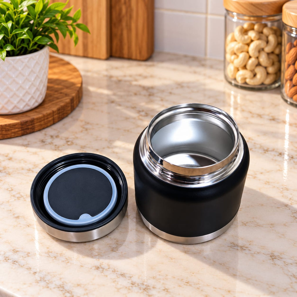 Giriraj TempLock Multipurpose Jar 400 ML, 1 Piece | Insulated Food Storage Container with Stainless Steel Inner | Airtight Jar for Snacks, Dry Fruits, Spices, Food & Kitchen Storage