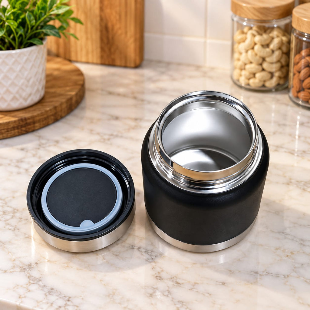 Giriraj TempLock Multipurpose Jar 400 ML, 1 Piece | Insulated Food Storage Container with Stainless Steel Inner | Airtight Jar for Snacks, Dry Fruits, Spices, Food & Kitchen Storage