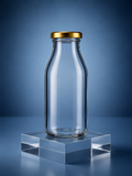 Barniwala Glass Milk Bottles with Lid
