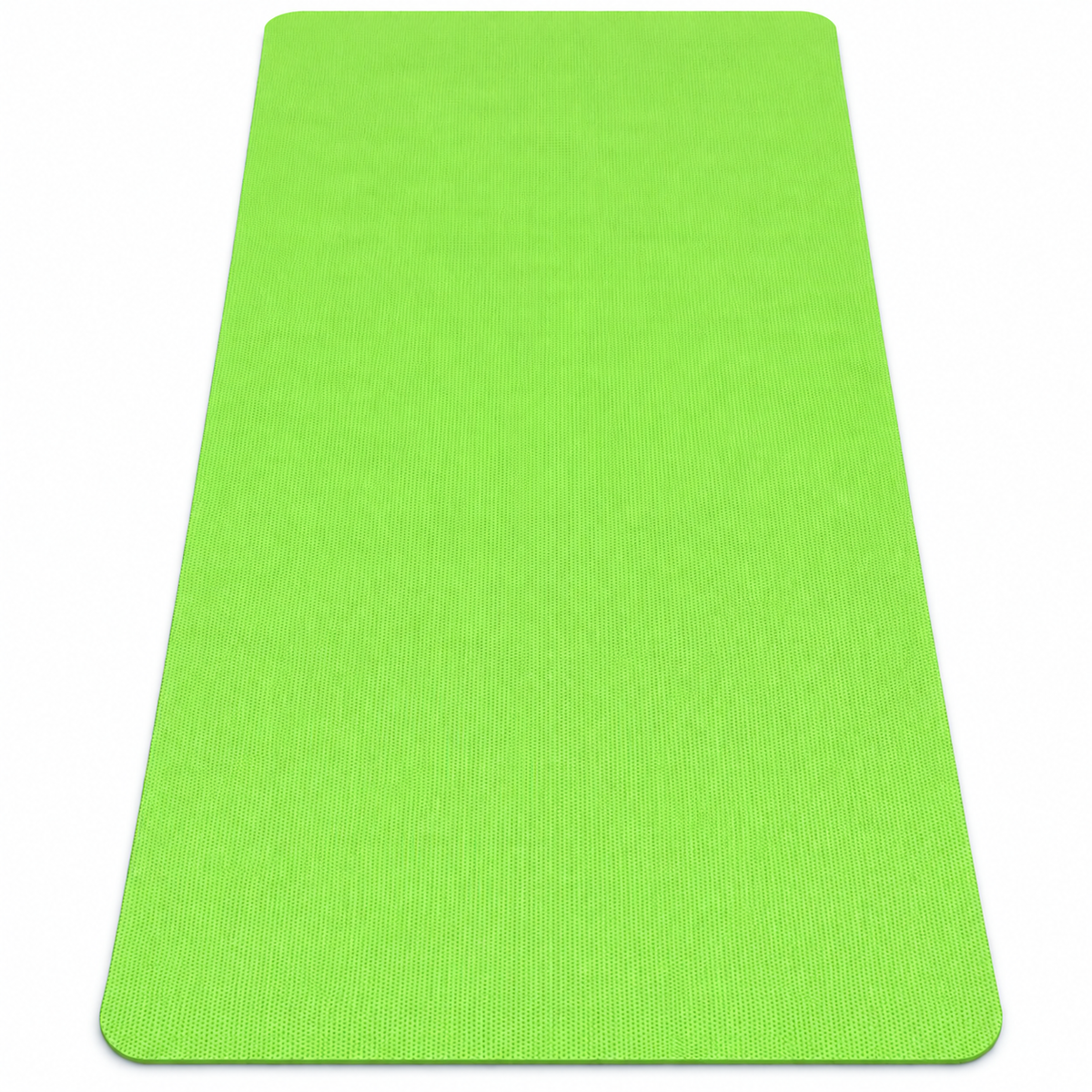 Green Yoga Mat 6mm Thick, 72 x 24 Inch Large Non-Slip Exercise Mat for Men & Women | Cushioned Water-Resistant Fitness Mat for Yoga, Pilates, Stretching, Workout & Home Gym
