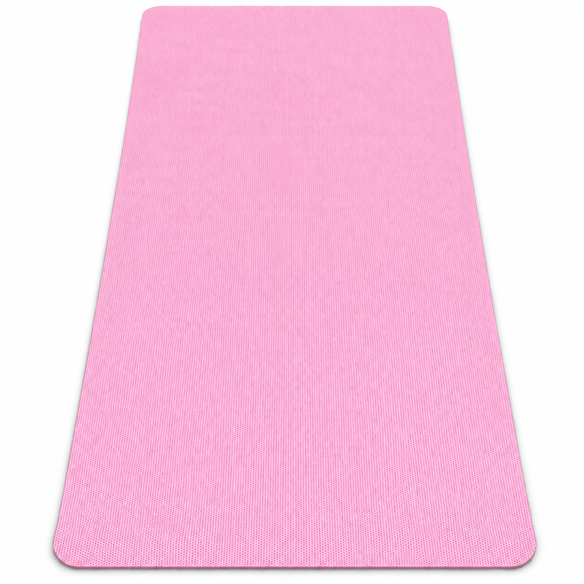 Pink Yoga Mat 6mm Thick, 72 x 24 Inch Large Non-Slip Exercise Mat for Men & Women | Cushioned Water-Resistant Fitness Mat for Yoga, Pilates, Stretching, Workout & Home Gym