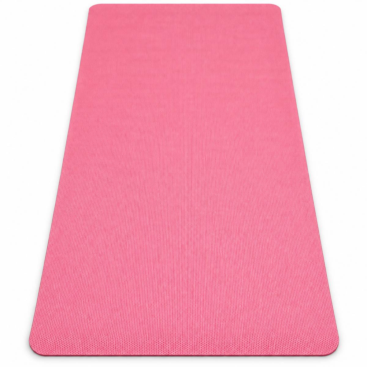 Coral Pink Yoga Mat 6mm Thick, 72 x 24 Inch Large Non-Slip Exercise Mat for Men & Women | Cushioned Water-Resistant Fitness Mat for Yoga, Pilates, Stretching, Workout & Home Gym